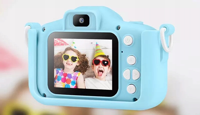 APARAT CYFROWY FOTOGRAFICZNY 12MPX ZABAWKA DLA DZIECI KAMERA + 4 GRY Rozdzielczość 8 Mpx